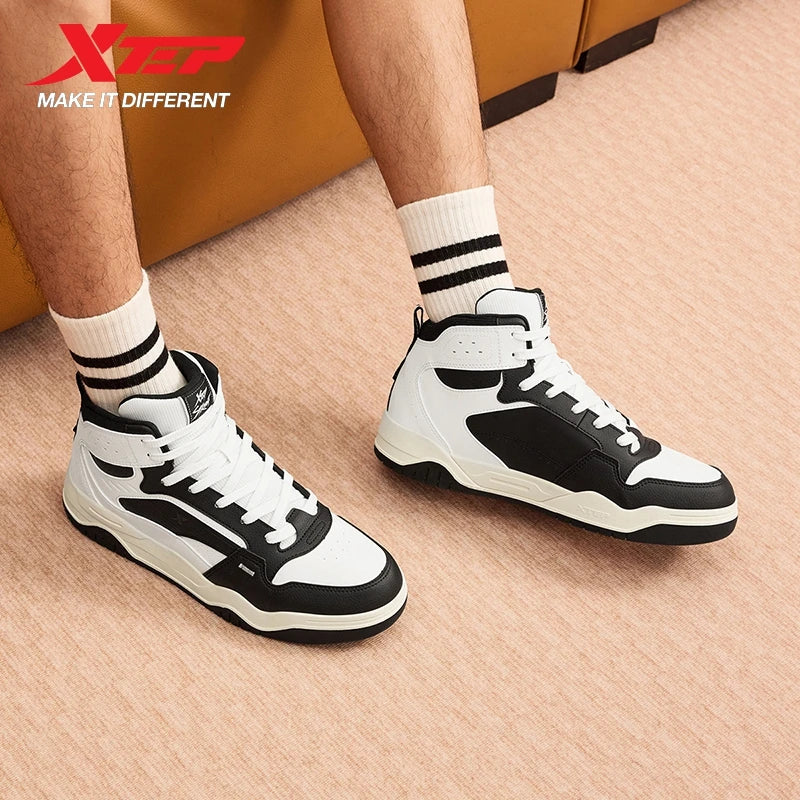 Xtep Casual Men‘s Shoes Street Style Breathable Fashion Shock Absorption Durability Cushion Leisure Outdoor Sneaker 875319310001