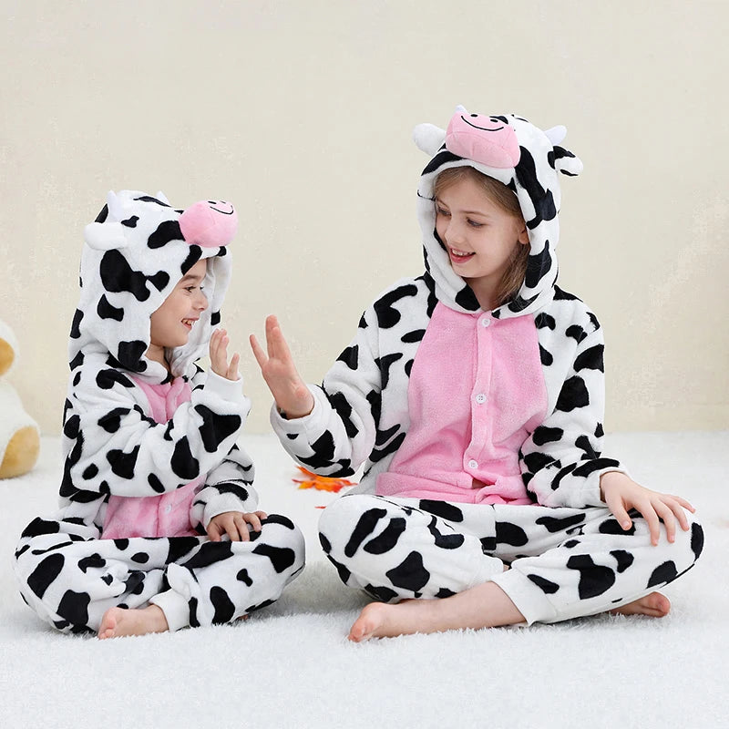 Kids' Capybara Flannel Onesie