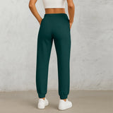 Women's High-Waist Drawstring Straight-Leg Pants