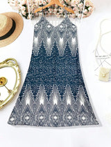 Women's V-Neck Spaghetti Strap Summer Dress