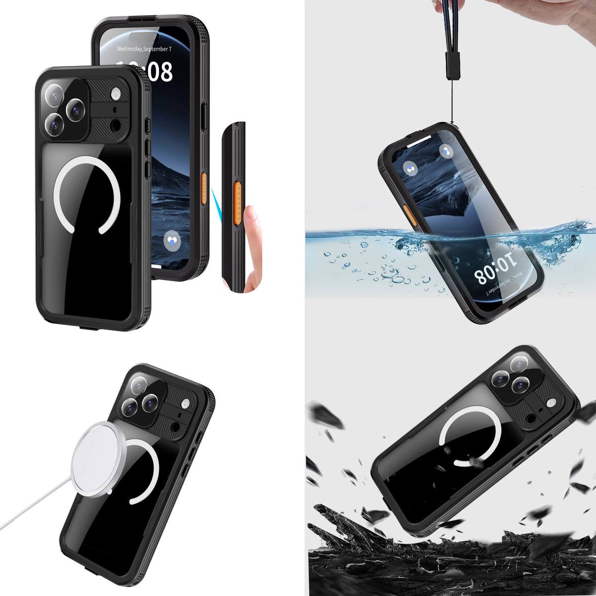Shellbox Magnetic IP68 Waterproof Phone Case