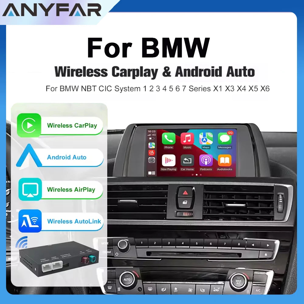 ANYFAR Wireless CarPlay & Android Auto for BMW NBT/CIC
