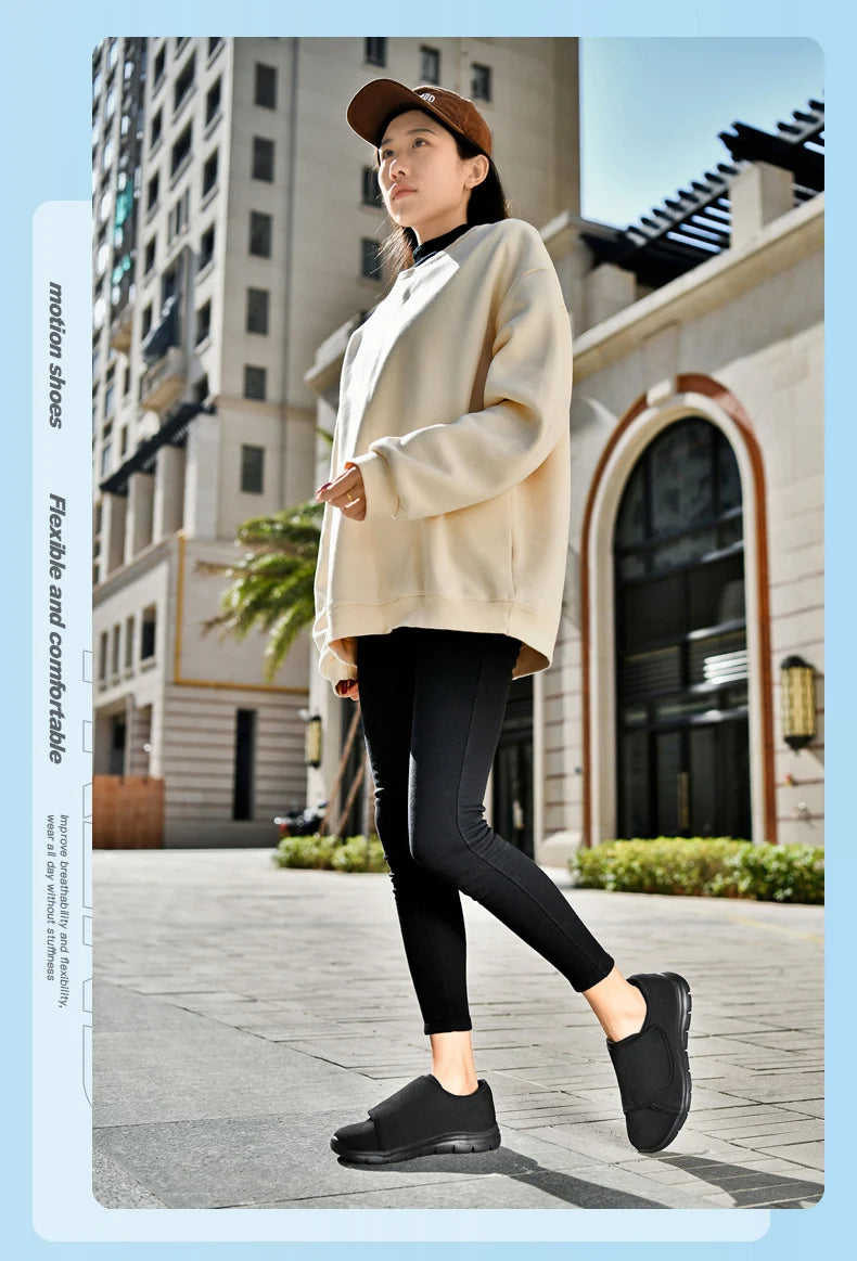 Wide-Fit Orthopedic Comfort Flats for Women