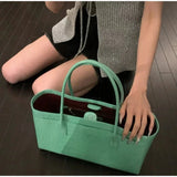 Crocodile Grain Embossed Top Handle Handbag,Luxury Tote Bag,Commute Work Chic Everyday Women Underarm Shoulder Bag,Black,Green