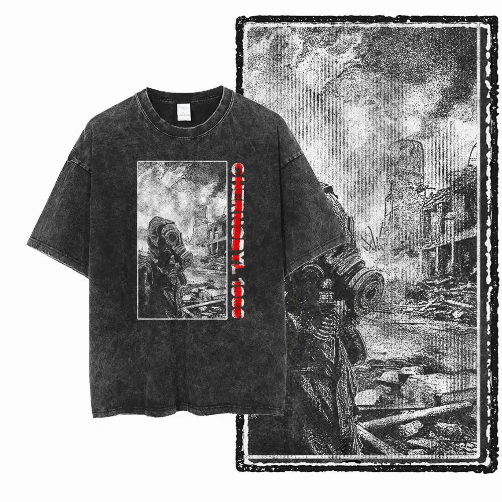 G24 Exclusive Big Size Cool Cotton Men's COOLMIND Printed Graphic T-shirt | Acid Washed Streetwear O-neck Men's Tee Tshirt