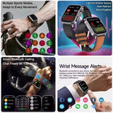 2026Hot AI-GPT Diagosis ECG Health SmartWatch Blood Pressure Lipid Uric Acid 650nm Dual-Probelaser Heart Analysis Smart bracelet