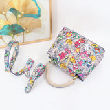 Ins Famous Fashion Classic Printed PU Leather Women's Handbags – Luxury Elegant Shoulder Crossbody Top Handle Bag