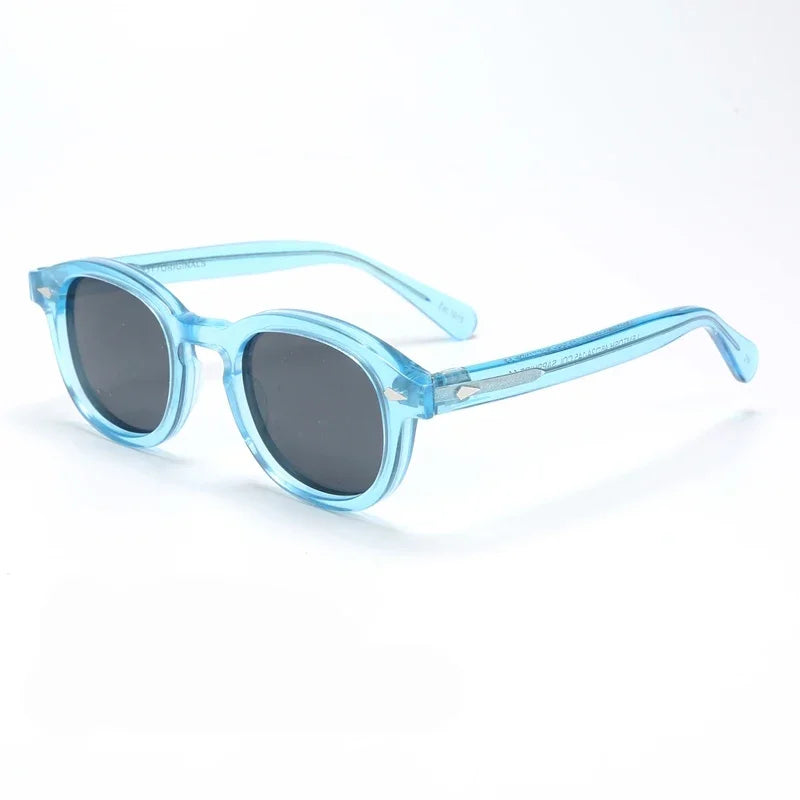 Johnny Depp Polarized Sunglasses Men Sun Glasses Woman Luxury Brand Vintage Acetate Frame Goggles