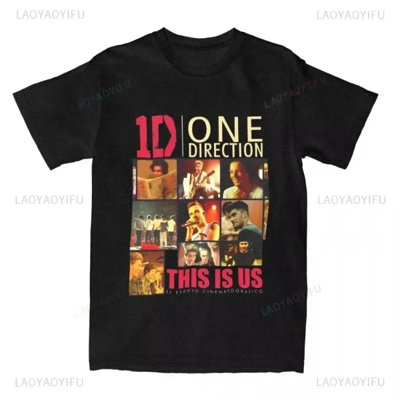 One Direction Cotton Graphic T-Shirt for Men & Women
