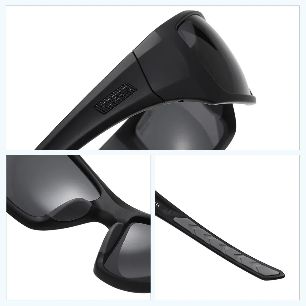 KDEAM New Polarized Fishing Sunglasses TR90 Frame Comfortable Anti slip Design Outdoor Fashion Sports Glasses Men Women Goggles