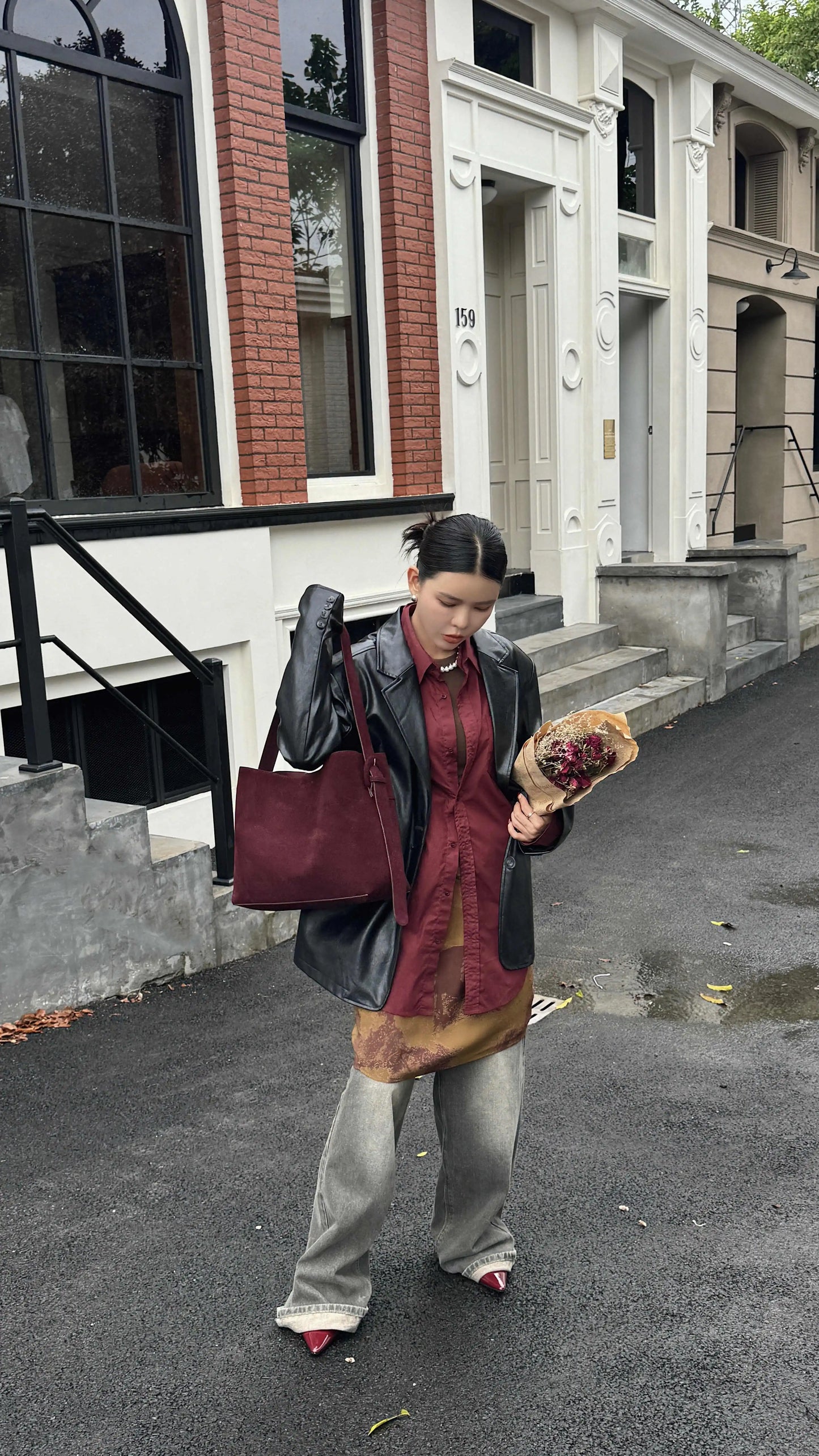 Motingsome Oversize Women Bag Luxury Suede Leather Winter Bags Frosted Cow Skin Handbag and Purses Retro Lady Tote 2024 New