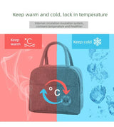 Insulated Lunch Bag Insulation Bento Pack for Men Women BPA Free Leakproof Food Container Carrier with Handle