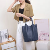 Luxury Soft Leather Bucket Bag | Large Women’s Shoulder Bag