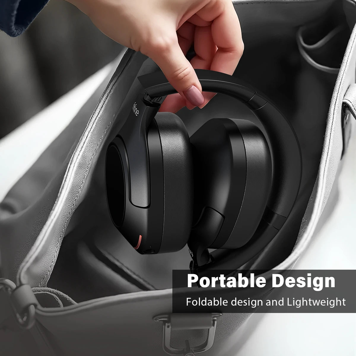 FIFINE Bluetooth wireless headset,Noise Canceling Headphones with Transparency Mode,Deep Bass,Clear Calls,80H Playtime -X3