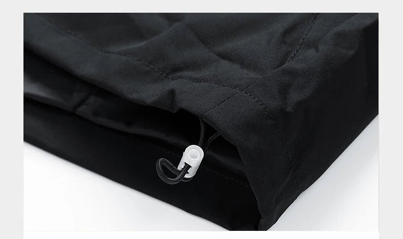 Men's Hooded Windbreaker Zip Jacket – Cargo Style