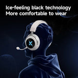 MCHOSE X9 Wireless Headworn Game Headset Bluetooth 2.4G Three Mode E-sports Noise Reduction Headset Desktop Computer Headset FPS