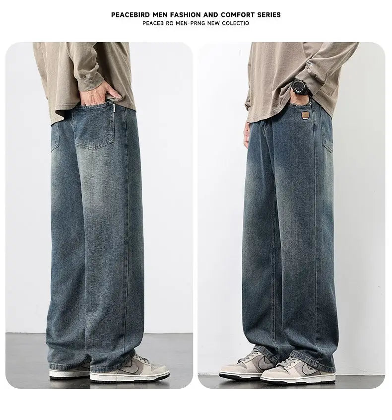 Men's Vintage Loose-Fit Baggy Jeans | Spring & Autumn