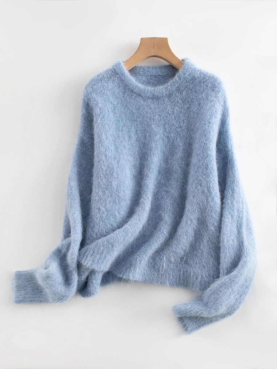 Women's Relaxed Knit Sweater | Long Sleeve Pullover