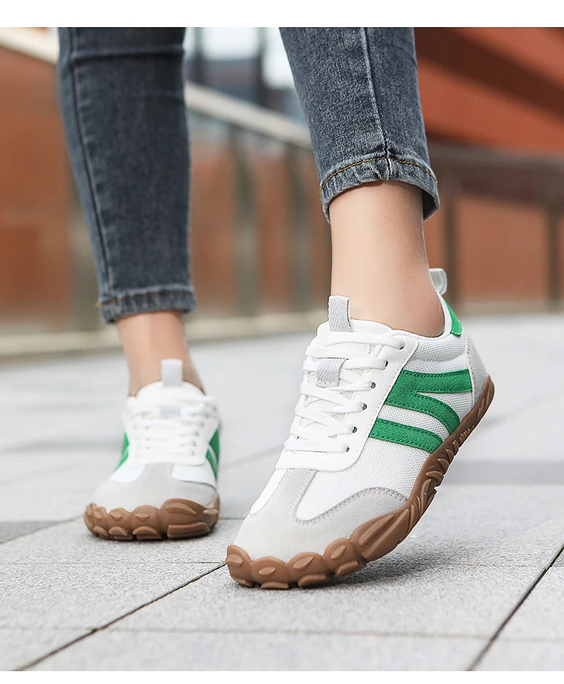 2026 New Wide Toe Barefoot Shoes Mens Womens Zero Drop Minimalist Sneakers Retro Outdoor Non Slip Walking Shoes Casual Sneaker