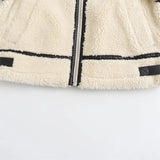 Faux-Fur Trimmed Moto Jacket