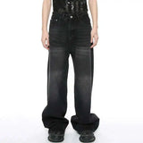Men’s Vintage Gradient Wide-Leg Jeans