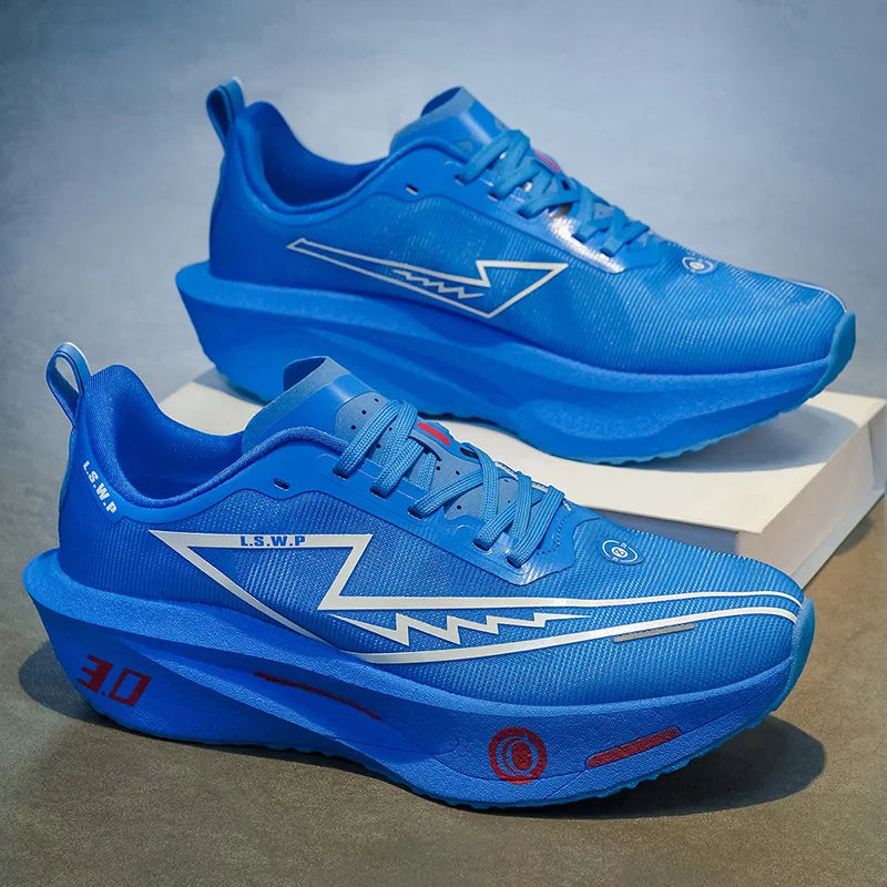 Men Marathon Running Shoes Carbon Plate Training Race Sports Outdoor Breathable Lightweight Women Comfortable Athletic Sneakers