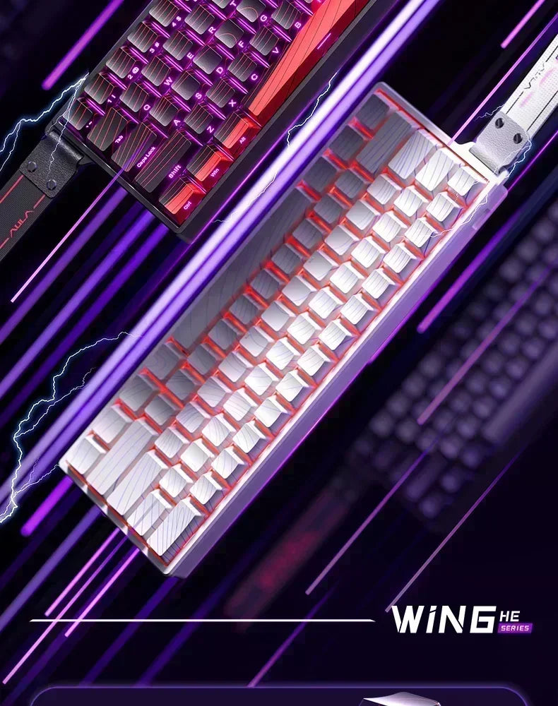 AULA WIN60 WIN68 HE Magnetic Keyboards Esports Rapid Trigger 8K Return RGB Hotswap Wired Gaming Mechanical Keyboard for Pc Gamer