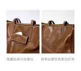 Songmont Travel Bag Vegetable Tanned Cowhide Tote Shoulder Handbag