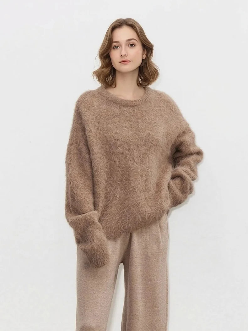 Women's Relaxed Knit Sweater | Long Sleeve Pullover