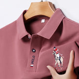 Men's Embroidered Polo Shirt – Casual Summer Style