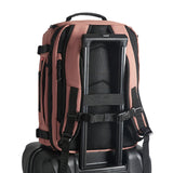 BAGSMART Men Women Travel Backpack with Shoe Compartment Airplane Compression Backpack Waterproof Anti‑theft Cabin Bag