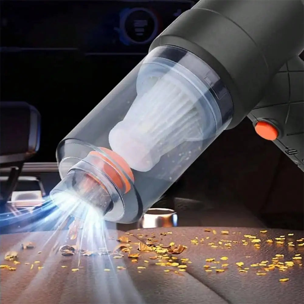 Cordless Handheld Vacuum – Blow & Suction, USB Rechargeable