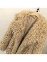 Plush Faux Fur Winter Coat