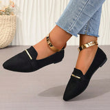 2026 Summer Loafers Flats Pointed Toe Casual Women Shoes New Comfortable Walking Mujer Zapatos:Wear-resisting