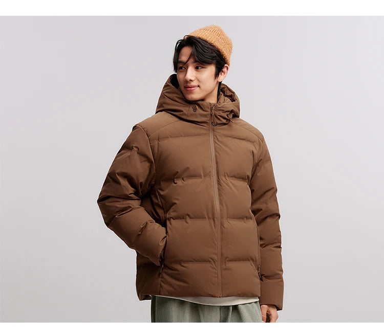 Semir Men's Premium Hooded Down Jacket