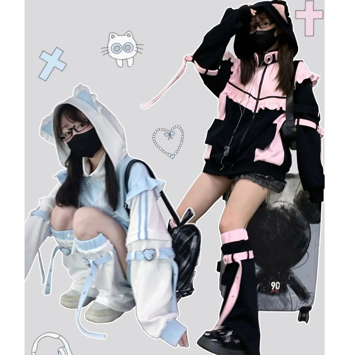 Women’s Colorblock Zip-Up Hoodie