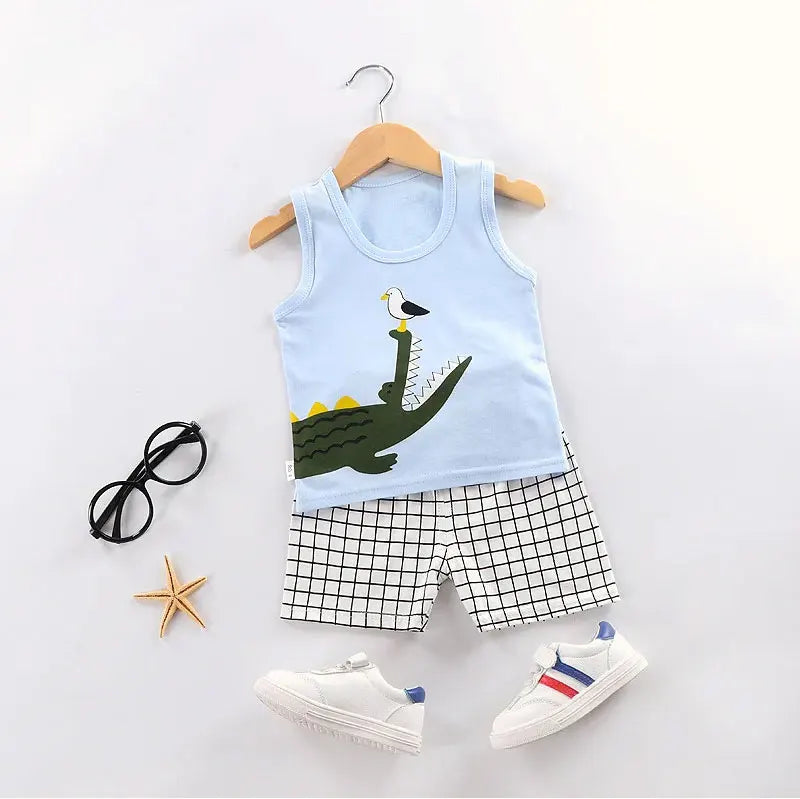 Kids' Summer Tank & Shorts Set