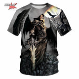 Men's Skull Beer Graphic T-Shirt