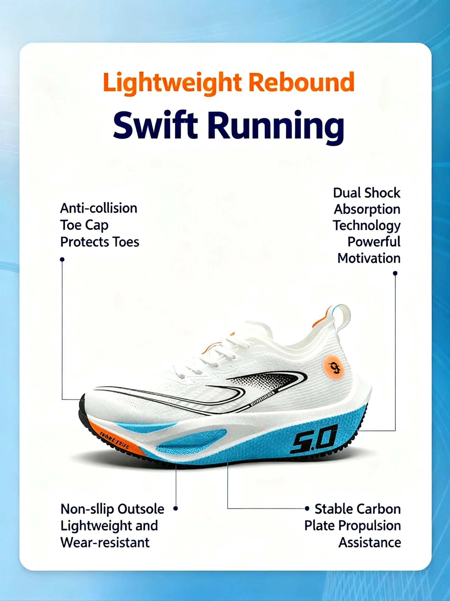 Carbon Fiber Marathon Racing Shoes