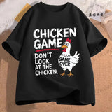 Chicken Game Graphic Tee – Funny Unisex T-Shirt