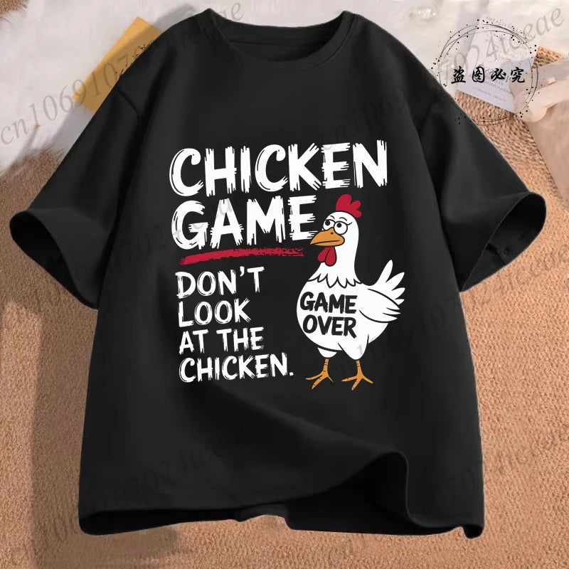 Chicken Game Graphic Tee – Funny Unisex T-Shirt