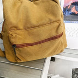 Mini Canvas Backpack – Vintage Unisex Rucksack