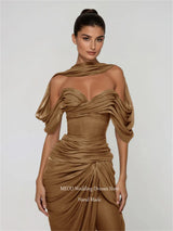Sweetheart Mermaid Evening Gown | Off-Shoulder Formal Dress