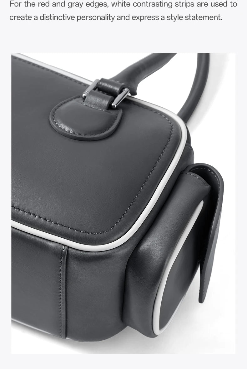 Amazing Song Toast Bag BGT Retro Chic Classic Bowling Bag Style Linear Shoulder Bag