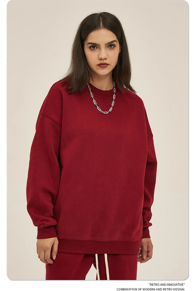 Men's 350gsm Fleece Crewneck Sweatshirt