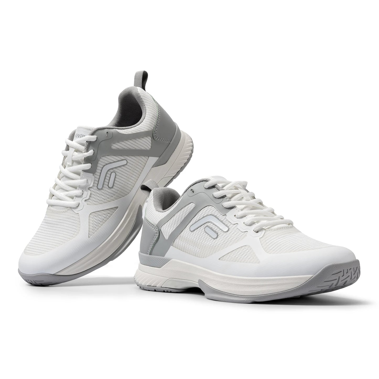 FitVille Men's Wide Pickleball Shoes Tennis Shoes Full Court Tennis Sneakers with Arch Support Lightweight Non-slip Sports Shoe