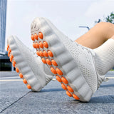 ClaWave Unisex Massage Cushioning Running Sneakers — Breathable Knit, Non-Slip