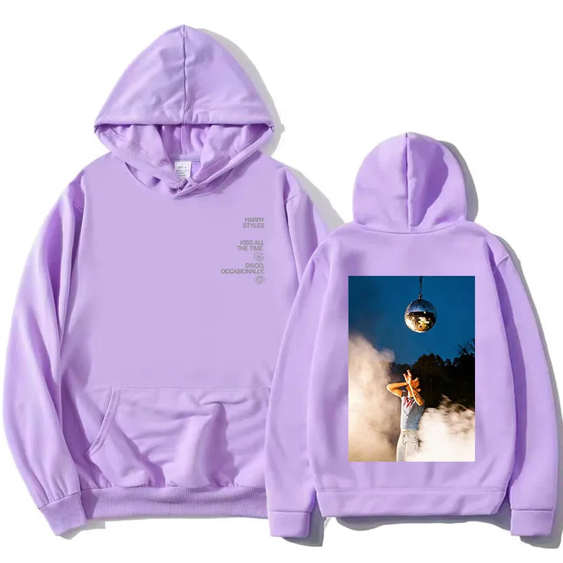 Harry Styles Disco Graphic Fleece Hoodie