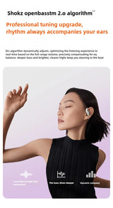 Shokz OpenFit 2+ T921 Wireless Open-Ear Headphones