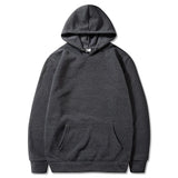 Men’s Classic Solid Color Pullover Hoodie